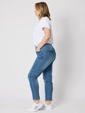 Pull On Ripped Jean