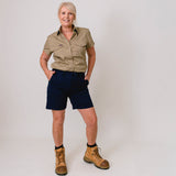 GREEN HIP |High Rise Shorts Original | Blue