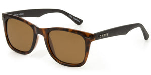 Carve Wow Vision Polarized Sunglasses | Gloss Tort with Black Lens