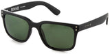 Carve Rivals Polarized Sunglasses | Matt/Gloss Black with Green Lens 2019