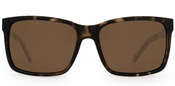 Carve The Island Polarized Sunglasses | Matt Tort with Brown Lens