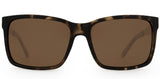 Carve The Island Polarized Sunglasses | Matt Tort with Brown Lens