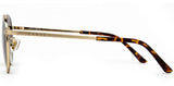 Carve Heidi Sunglasses | Brushed Gold Metal Frame with Gradient Brown Lens
