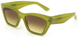 Carve Tahoe Sunglasses | Gloss Translucent Pear with Gradient Brown Lens