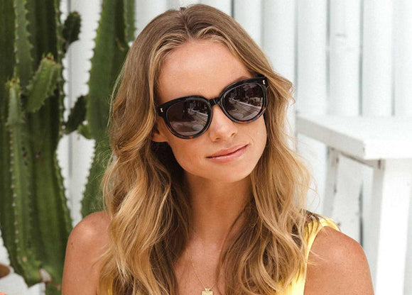 Carve Harpo Polarized Sunglasses | Gloss Black Tort with Brown Gradient Lens