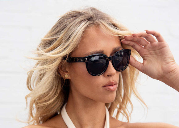 Carve Harpo Polarized Sunglasses | Gloss Black Tort with Grey Lens