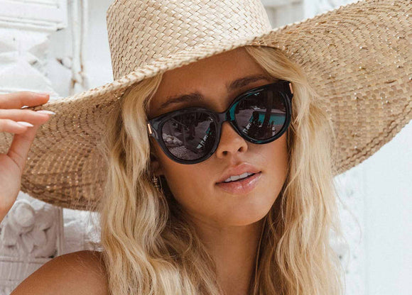 Carve Vivian Polarized Sunglasses | Gloss Black Frame with Smoke Lens 3313