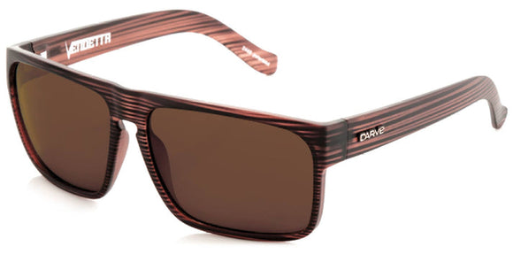 Carve Vendetta Polarized Sunglasses | Matt Brown with Brown Lens
