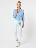 Boston Stripe Shirt | Cornflower