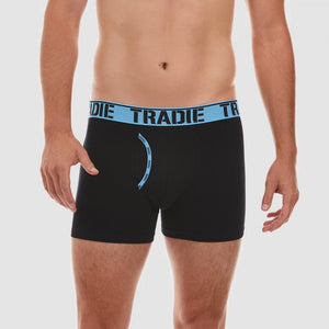 TRADIE Man Front Trunk | Black with Fluro Blue
